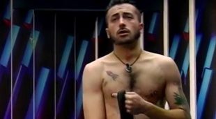 Aritz se desnuda para exigir agua caliente a 'Gran hermano 16'
