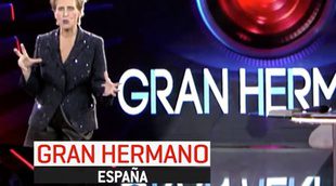 Mercedes Milá da la bienvenida al primer 'GH' en español de EEUU junto al resto de presentadores del formato en el mundo