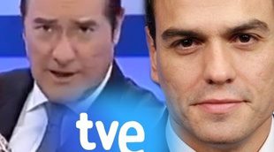 Antonio Jiménez ('El cascabel'): "El PSOE ha dado orden a TVE para que Sánchez aparezca siempre con la bandera española"