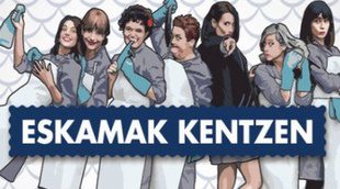 La serie 'Eskamak kentzen' se estrena con éxito en ETB1 tras triplicar la media del canal