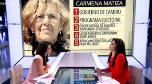 'El objetivo' le saca los colores a Carmena por sus continuas rectificaciones