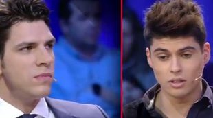 Diego Matamoros "amenaza" a Javier Tudela en el plató de 'Gran Hermano VIP': "Os van a coger a todos"