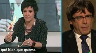 Puigdemont defiende en 'El objetivo' la "performance" de Moliner y se ampara en la "libertad de expresión"