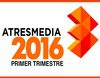 Atresmedia gana 27,15 millones en el primer trimestre de 2016, un 28,7% más