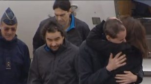 Aterrizan en España los tres periodistas liberados en Siria