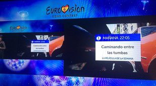 TVE corta el directo de Eurovisión 2016 con un fractal de publicidad