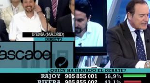 'El cascabel' de 13tv veta a Pablo Iglesias de su encuesta sobre 'El debate a 4'
