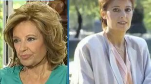 María Teresa Campos celebra su 75 cumpleaños conectando en directo con '¡Qué tiempo tan feliz!'