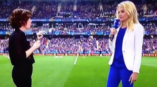 Una presentadora de TV francesa se "teletransporta" desde el plató al campo