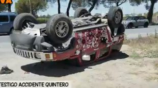 El calvario de Jesús Quintero continúa: sufre un espectacular accidente de tráfico