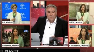 laSexta y su especial 'ARV' (14,9%), de nuevo referentes en la noche electoral tras vapulear a la competencia