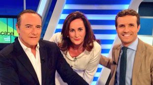 'El cascabel' (3,6%) consigue uno de sus mejores datos con la visita de Pablo Casado