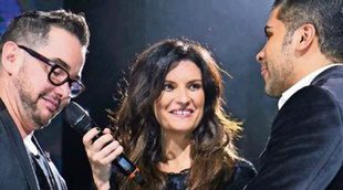 Laura Pausini hace un guiño al programa 'Sorpresa Sorpresa' "casando" a una pareja gay en uno de sus conciertos