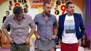 Frank Blanco presenta 'Zapeando' con minifalda y tacones