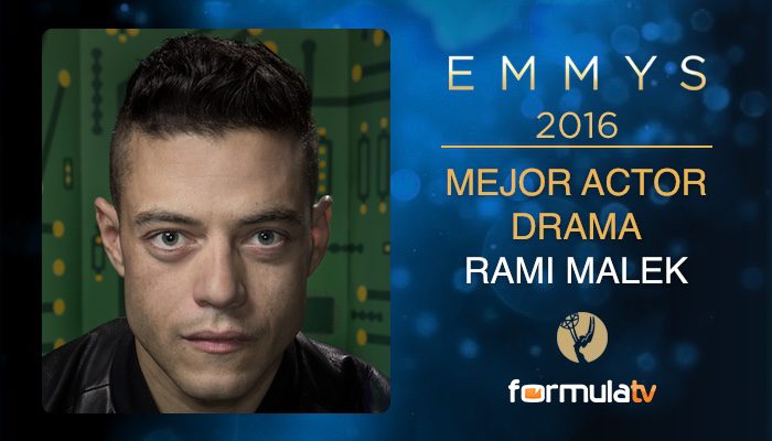 Mejor Actor en Drama para Rami Malek por 'Mr. Robot'
