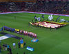 TV3 señala a los jugadores del Barça y el Espanyol que no cantaron el himno de Cataluña