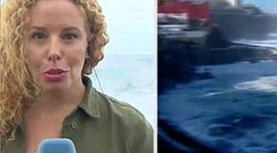 La "locamente" graciosa errata del Telediario de TVE en una conexión en directo