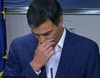 Pedro Sánchez rompe a llorar en directo tras renunciar a su escaño