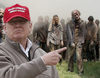 Donald Trump vence a 'The Walking Dead' con una de sus primeras apariciones en TV como presidente