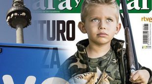 TVE se suma a las críticas por la portada de Jara y Sedal con un niño cazador
