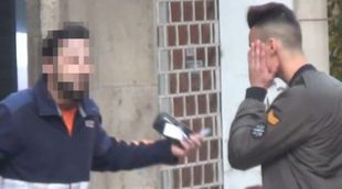 El repartidor al que llamaron "caranchoa" aclara su reacción en 'Espejo público': "El vídeo está manipulado"