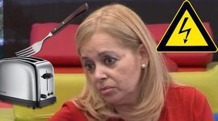 'GH VIP 5': Emma Ozores casi se electrocuta tras meter un tenedor en la tostadora