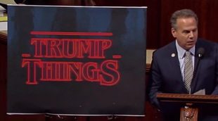 'Stranger Things' se cuela en el Congreso de EE.UU. para compararse con Donald Trump
