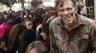 'The Walking Dead': Se desata la histeria en la Gran Vía madrileña con la visita del reparto