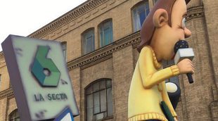 Bertín Osborne, Telecinco, Cuatro y laSexta presentes en los ninots de las Fallas 2017 en Valencia