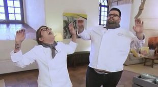 La tremenda caída de Richard y Rakel en 'Top Chef 4': "Nos hemos dado la talega de la edición"