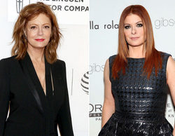 Susan Sarandon y Debra Messing discuten por el presidente de los Estados Unidos, Donald Trump