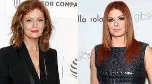 Susan Sarandon y Debra Messing discuten por el presidente de los Estados Unidos, Donald Trump