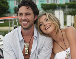 'Scrubs': Zach Braff y Sarah Chalke, los protagonistas de la serie, se reencuentran