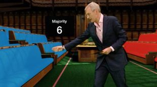 BBC convierte el pactómetro de Ferreras en una espectacular recreación en 3D para las elecciones británicas