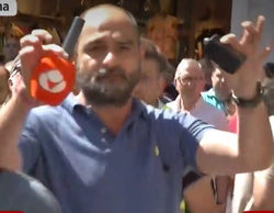 'Espejo público': Agreden a un reportero cuando estaba informando de la huelga de taxis en Barcelona