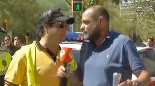 'Espejo público': El taxista que agredió al reportero del programa pide disculpas