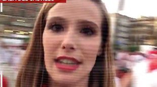 Una reportera de 'Espejo público' vive en primera persona el acoso en los Sanfermines