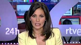 Una periodista del Canal 24 horas se atraganta en directo y no puede continuar hablando