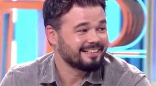 Gabriel Rufián, en 'Dani & Flo': "Quien no haya visto 'OT 1' no merece ser de izquierdas"