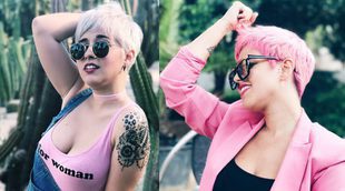 Alejandra Castelló ('Hora punta') sorprende con su cambio de imagen al teñirse el pelo de rosa