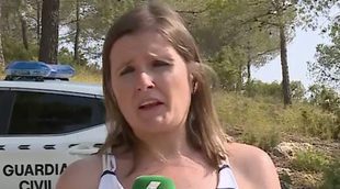 Laura Llamas, reportera de 'Más vale tarde', salta a la fama informando sobre el incendio de Yeste (Albacete)