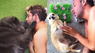 Àngel Llàcer también imita una foto de David Bisbal y lo comparte en Instagram la comparación