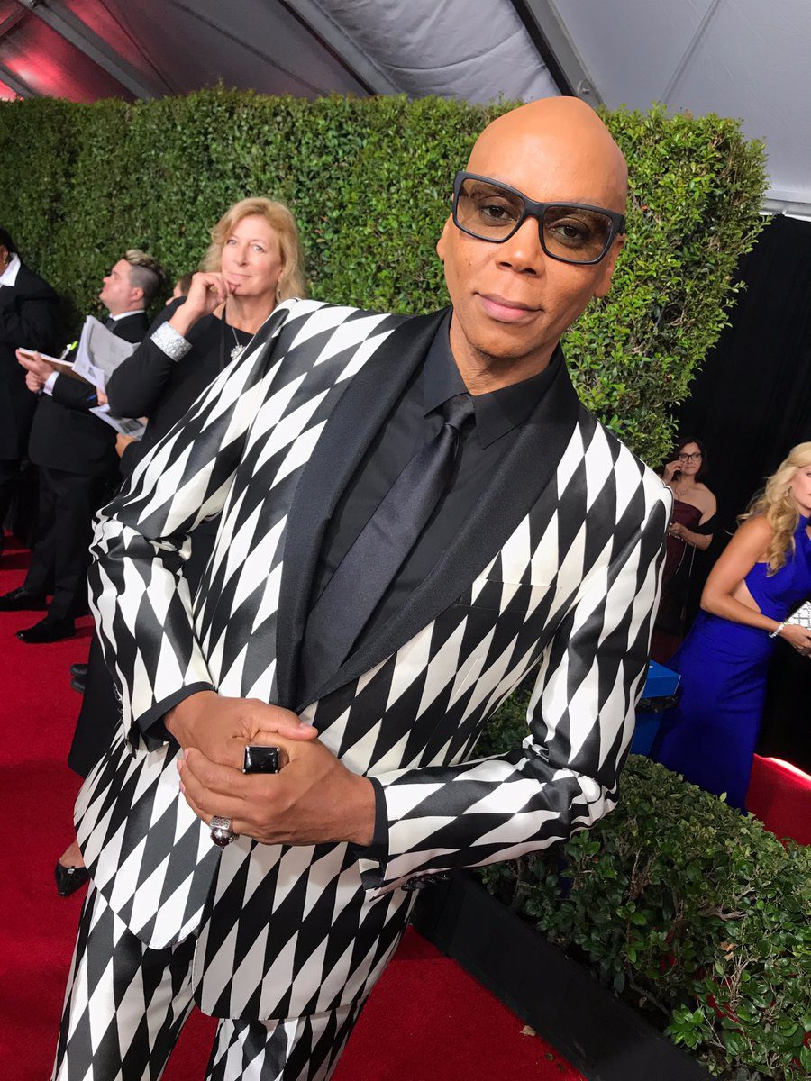 ?RuPaul ya est? en la alfombra roja!