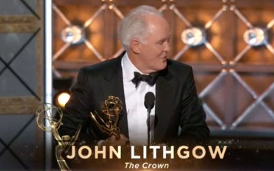 John Lithgow, mejor actor de reparto de serie de drama por #TheCrown