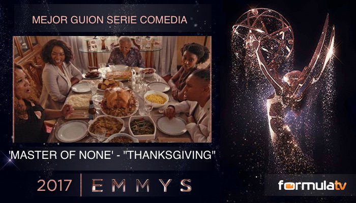 'Master of none gana por el Mejor Guion de serie de comedia