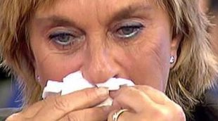 Chelo García Cortés se derrumba en 'Sálvame' al ver que David Valldeperas puja por su cuadro