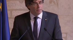 Carles Puigdemont descarta convocar elecciones: Así se ha vivido la comparecencia en televisión