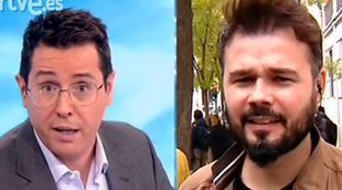 La tensa entrevista entre Sergio Martín y Gabriel Rufián: "Da la sensación de que nos trata como a imbéciles"