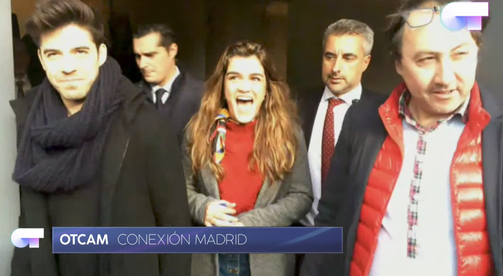 Atentos a LA CARA de Amaia cuando ve a sus fans recibirla en Madrid #OTCam