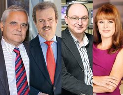 Juan Cruz, Fran Llorente, Manuel Campo Vidal y Gloria Lomana, posibles candidatos a presidir RTVE